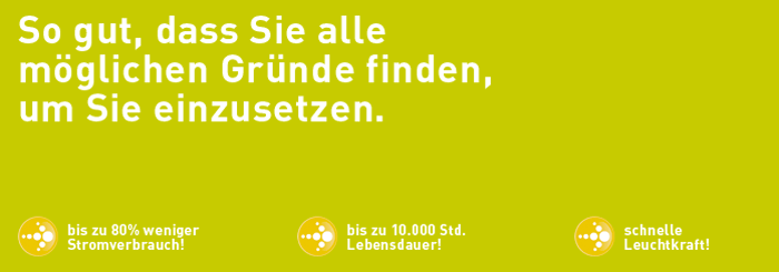 Greenlight Energiesparlampen
