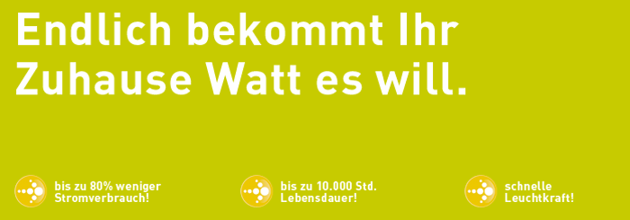 Greenlight Energiesparlampen